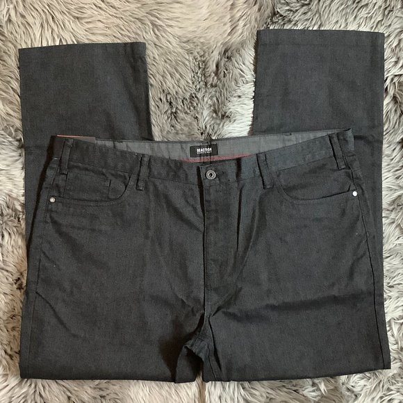 Kenneth Cole | Men's Straight Fit Pants | Black | Size 42 x 30 - Picture 2 of 2